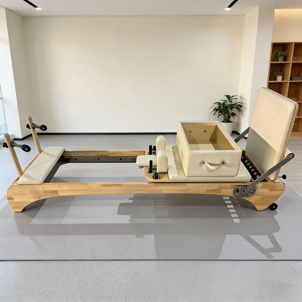 Beauty Meets Performance: In-Depth Recommendation of the Round-Leg Oak Pilates Megaformer