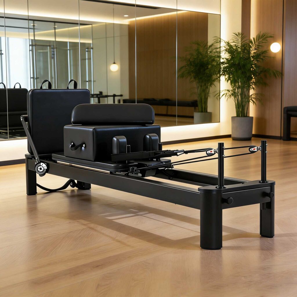 Beauty & Performance in One | All-Black Aluminum Alloy Pilates, Unlock a Professional Shaping Experience